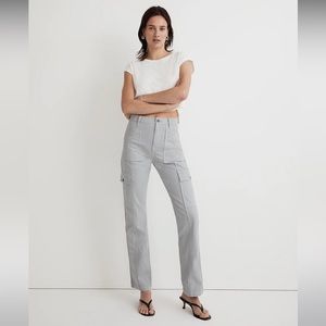 MADEWELL The Garment-Dyed '90s Straight Cargo Pant NWT